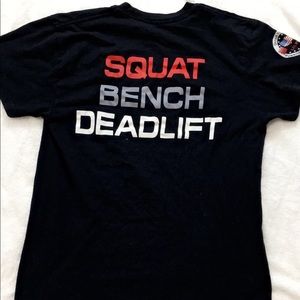 USPA squat bench deadlift shirt size small